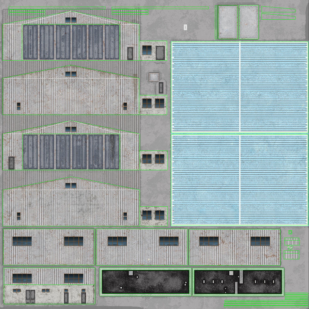 LHBP Hangar 2 Low-poly 3D model_12