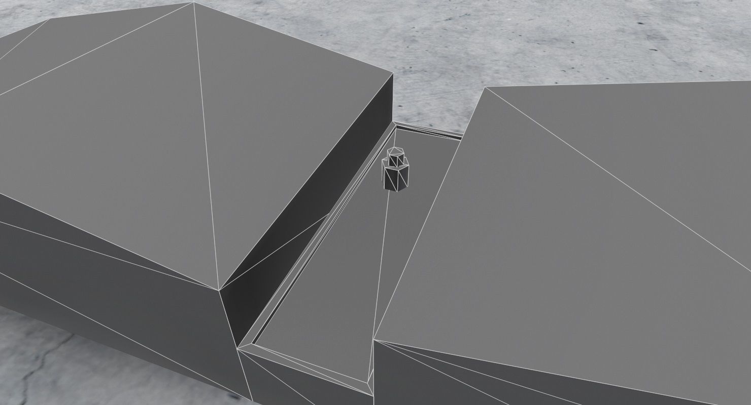 LHBP Hangar 2 Low-poly 3D model_8