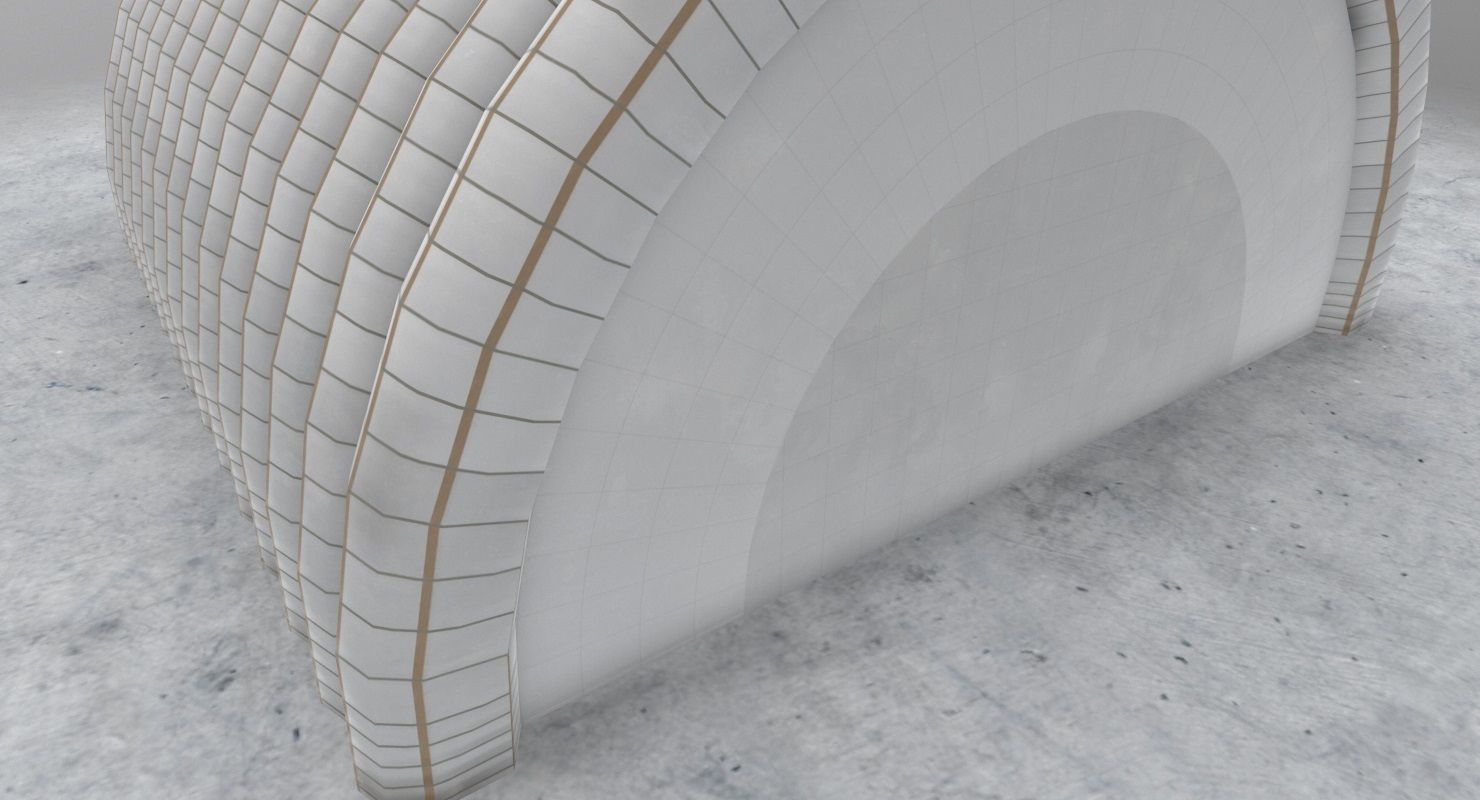 LHBP Hangar 5 Low-poly 3D model_4