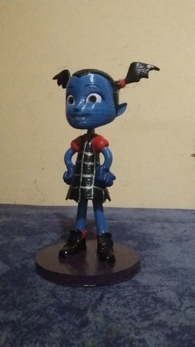 Vampirina figurine with bats 3D print model