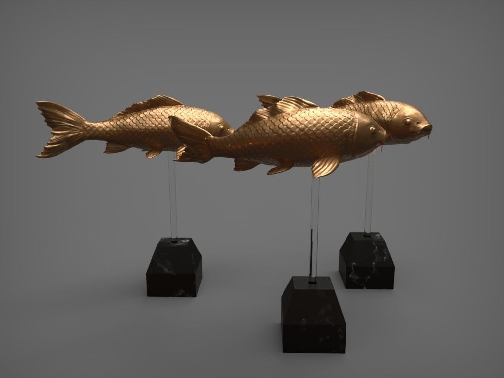 Carp Fancy 3D print model_3