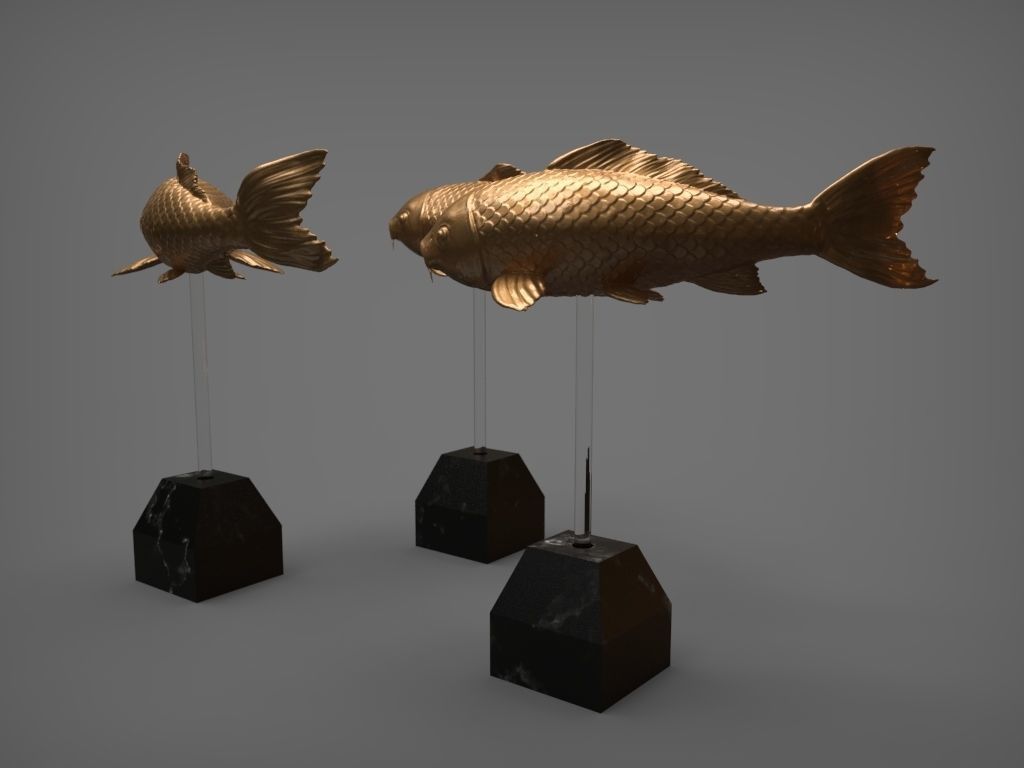 Carp Fancy 3D print model_1
