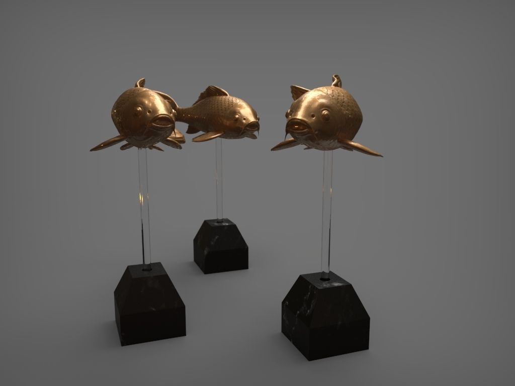 Carp Fancy 3D print model_4
