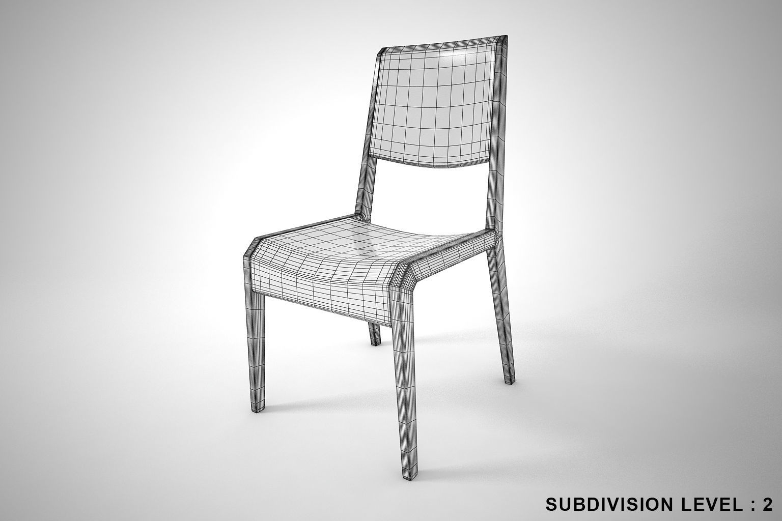 06 DINNING CHAIR 3D model_8