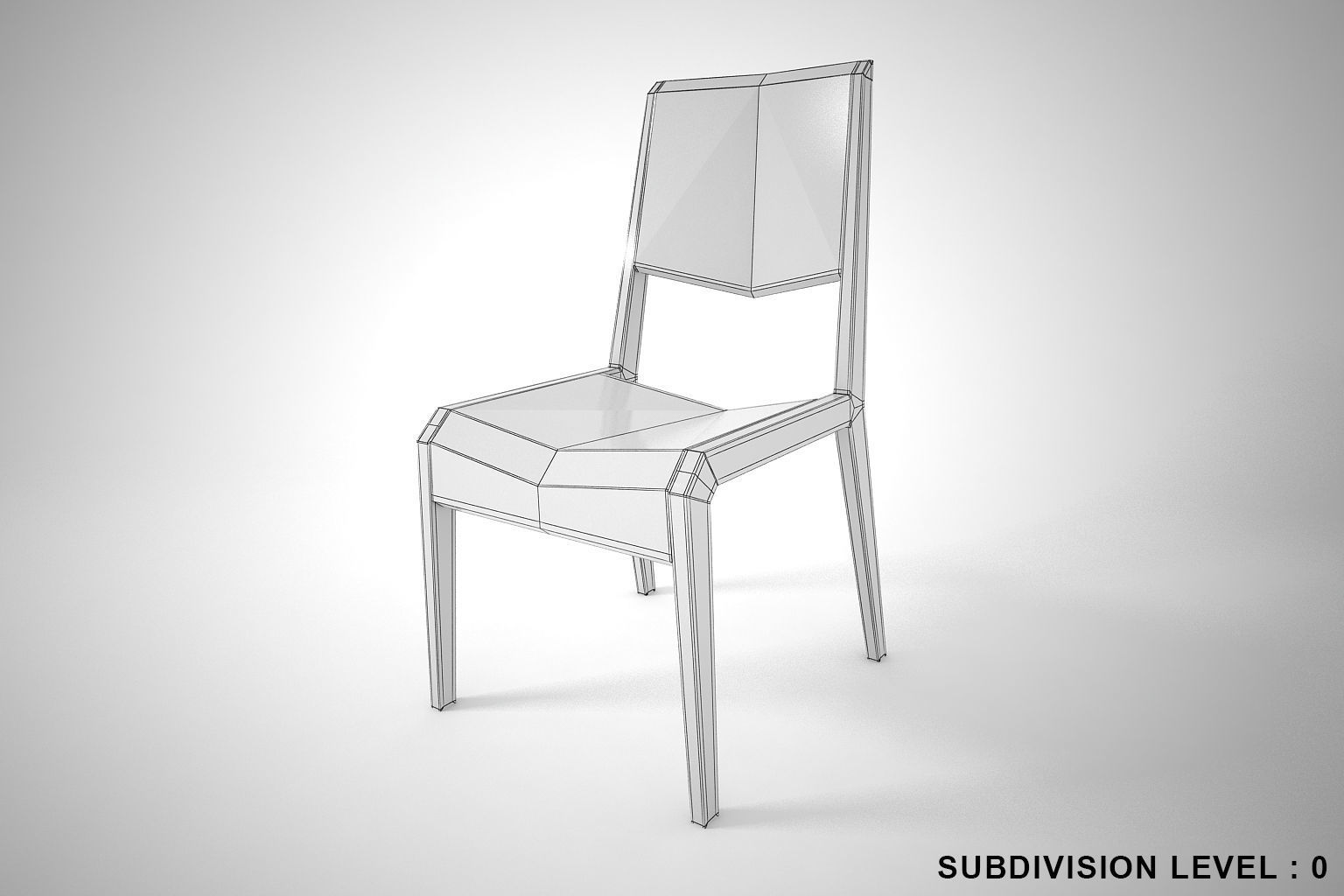 06 DINNING CHAIR 3D model_6