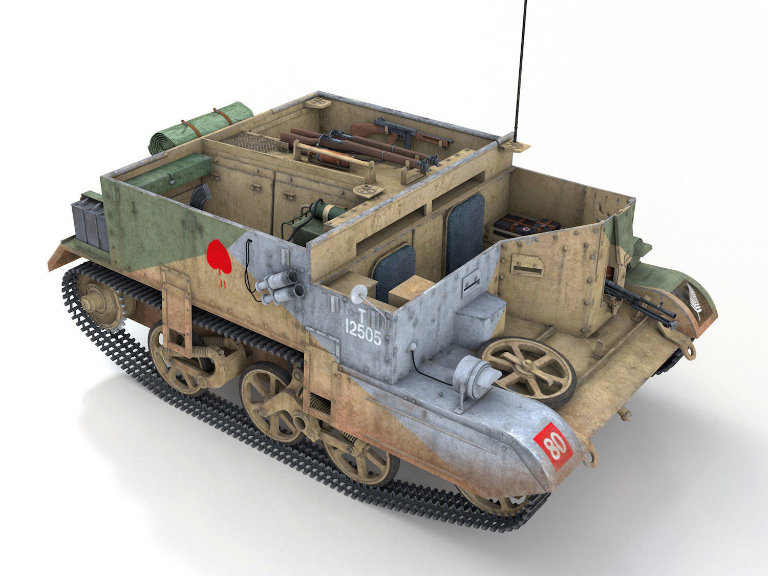 Bren Gun Carrier MK I - BUC - T12505 3D model_6
