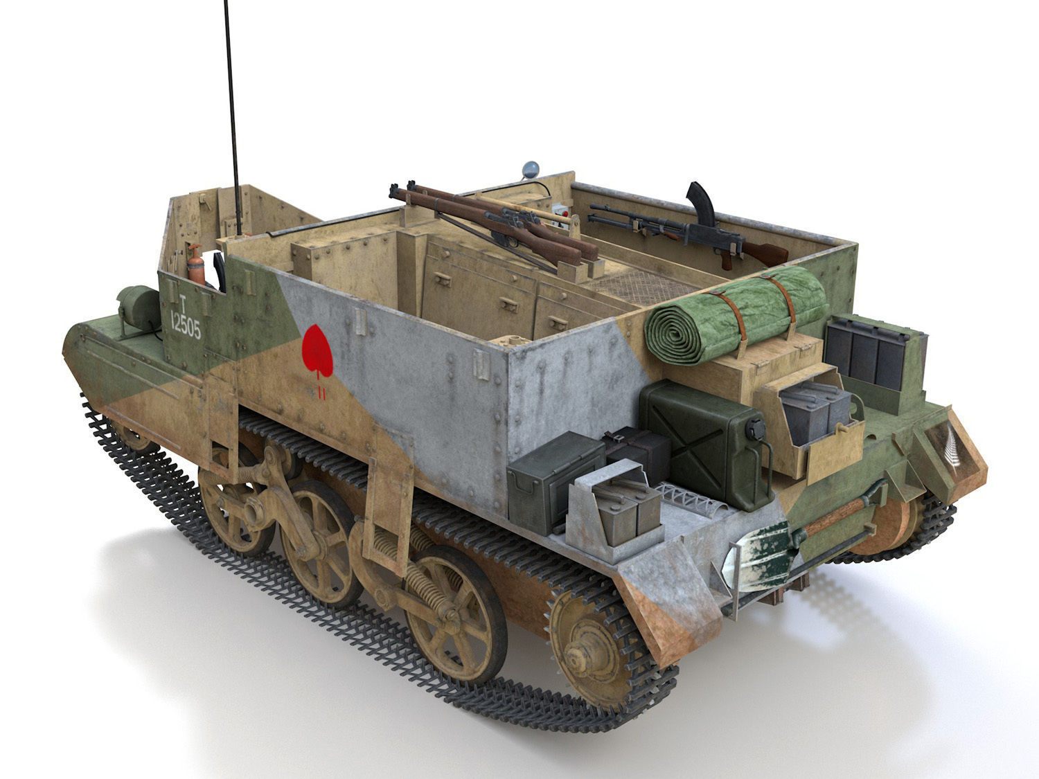 Bren Gun Carrier MK I - BUC - T12505 3D model_3