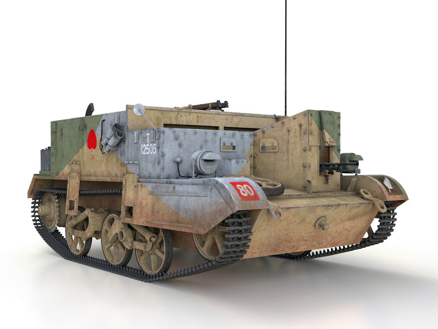 Bren Gun Carrier MK I - BUC - T12505 3D model_7