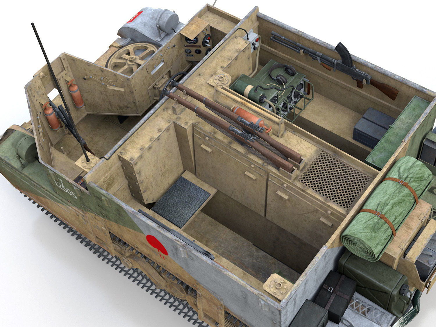 Bren Gun Carrier MK I - BUC - T12505 3D model_9