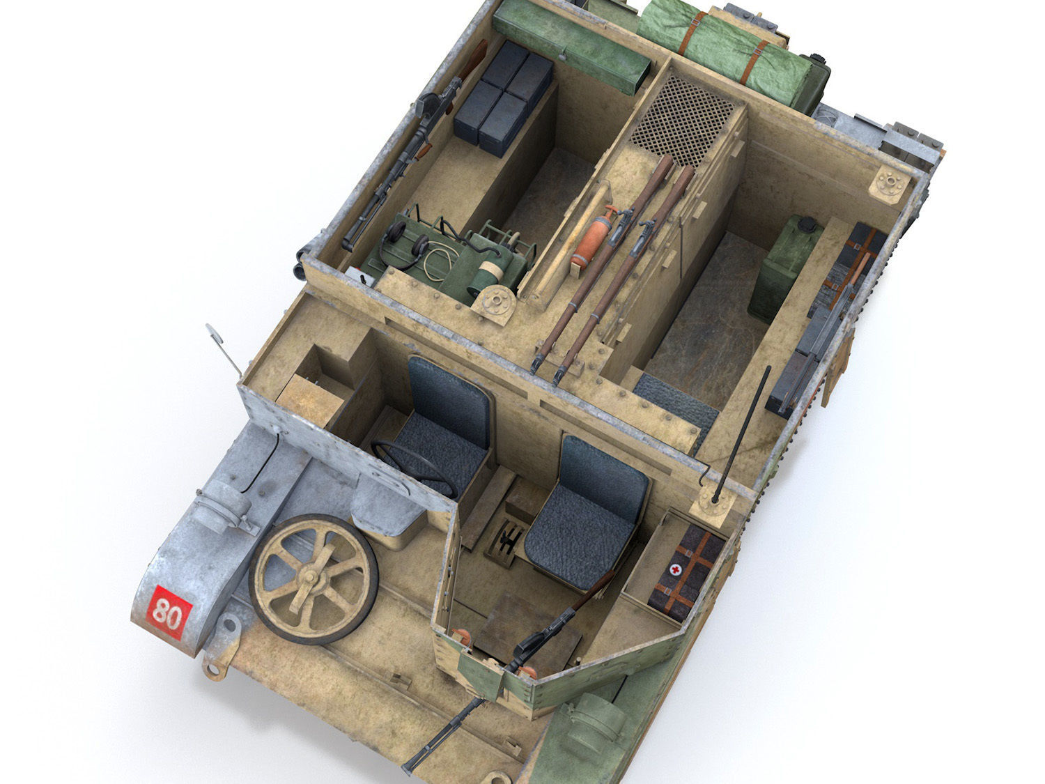 Bren Gun Carrier MK I - BUC - T12505 3D model_8