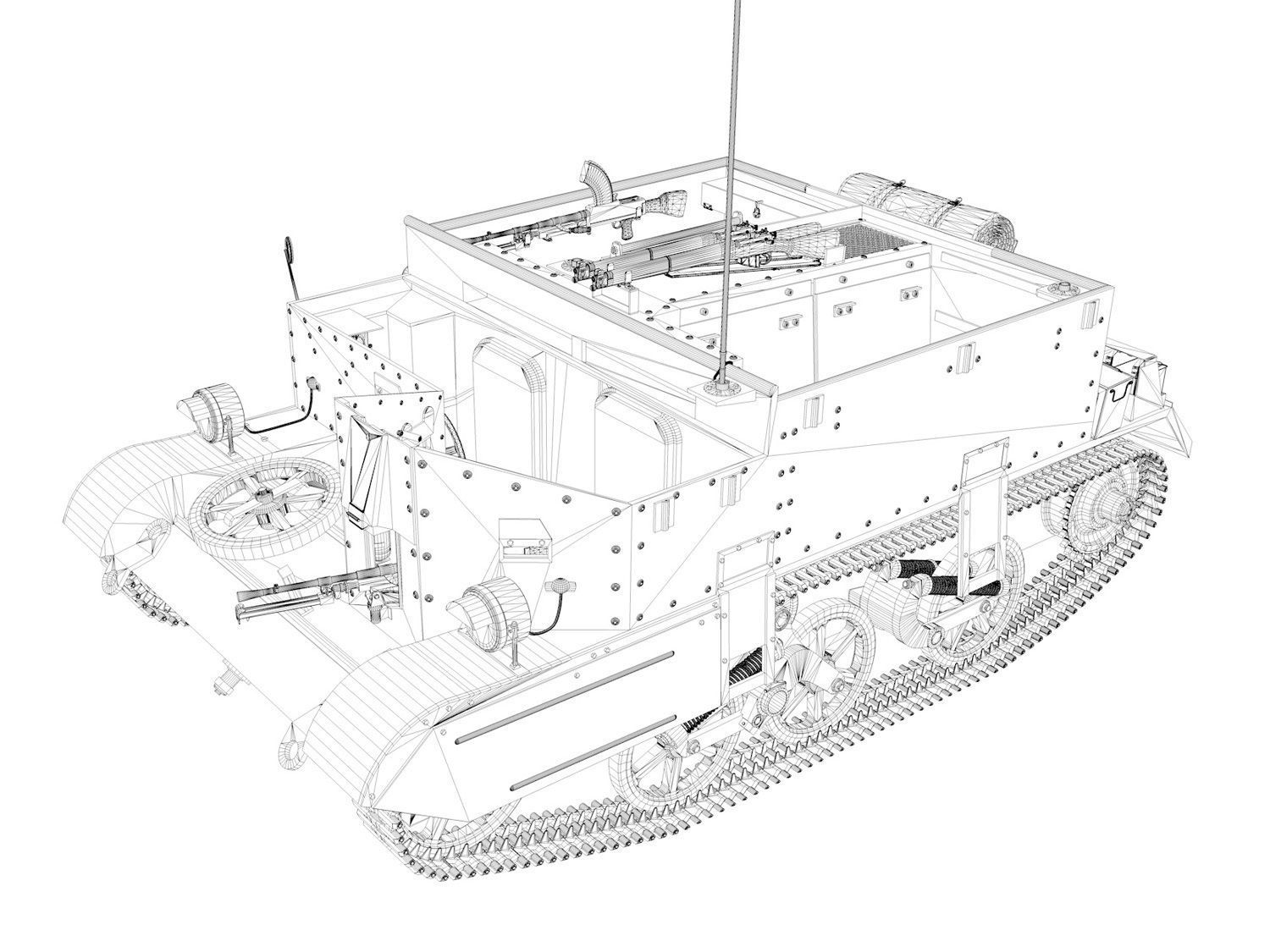 Bren Gun Carrier MK I - BUC - T12505 3D model_11