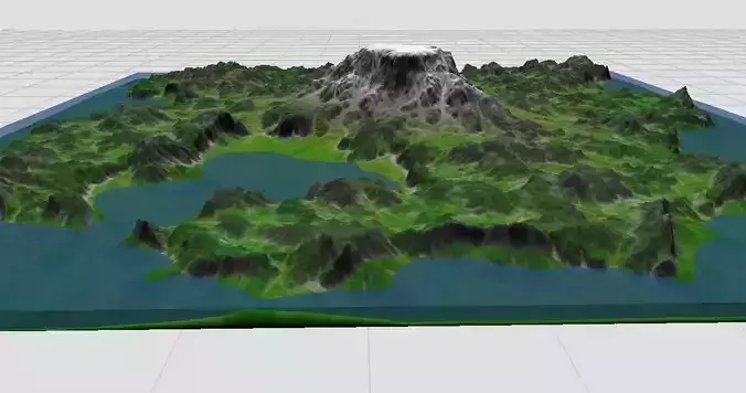 75km Playable Mountain Map