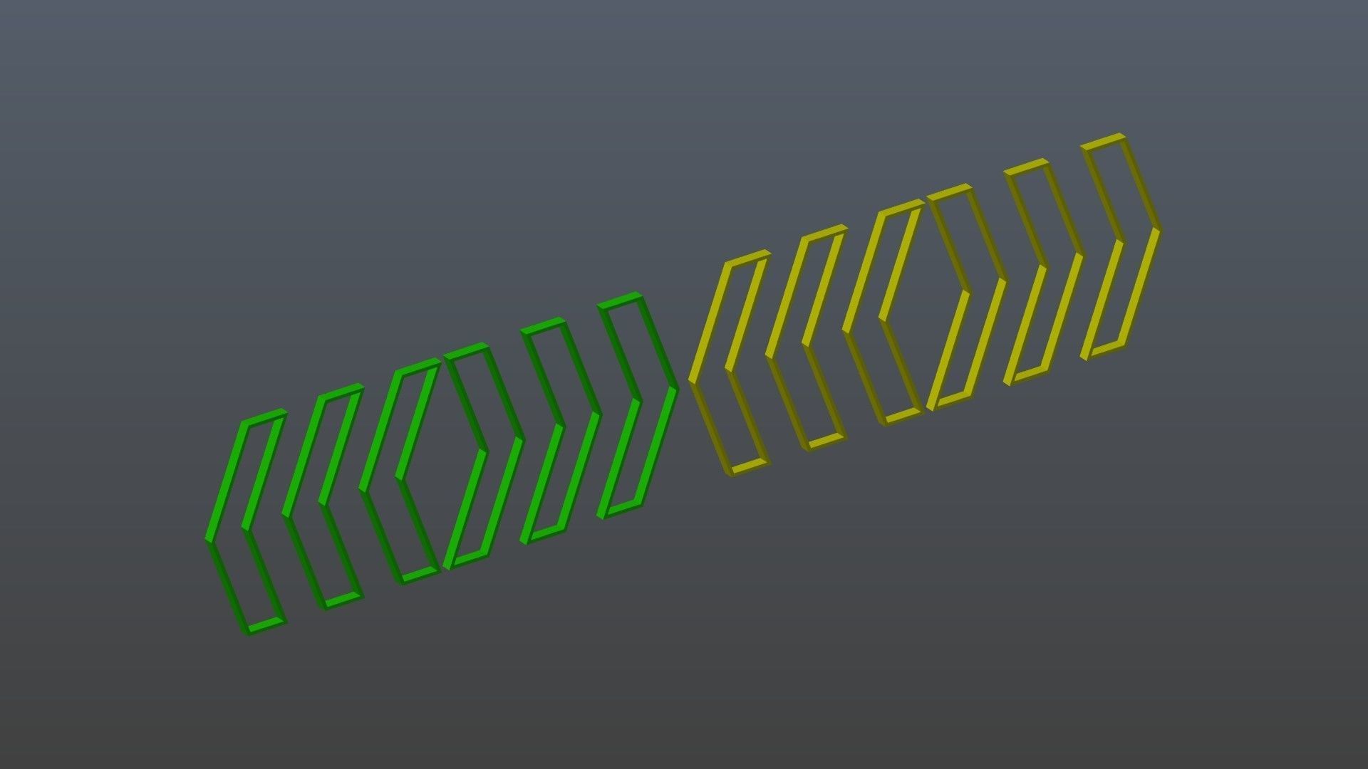 Low poly arrow 6 Low-poly 3D model_10