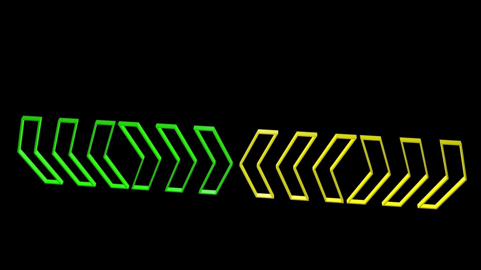 Low poly arrow 6 Low-poly 3D model_3