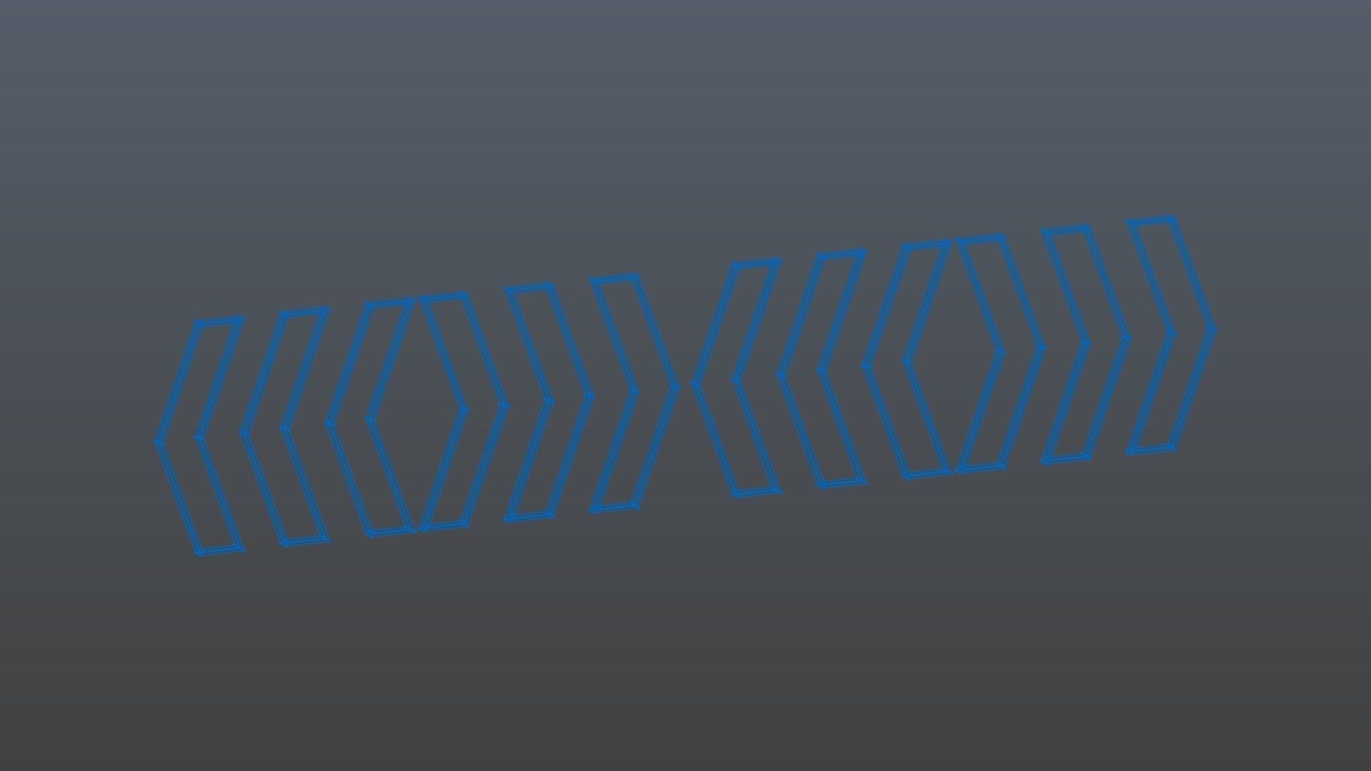 Low poly arrow 6 Low-poly 3D model_12