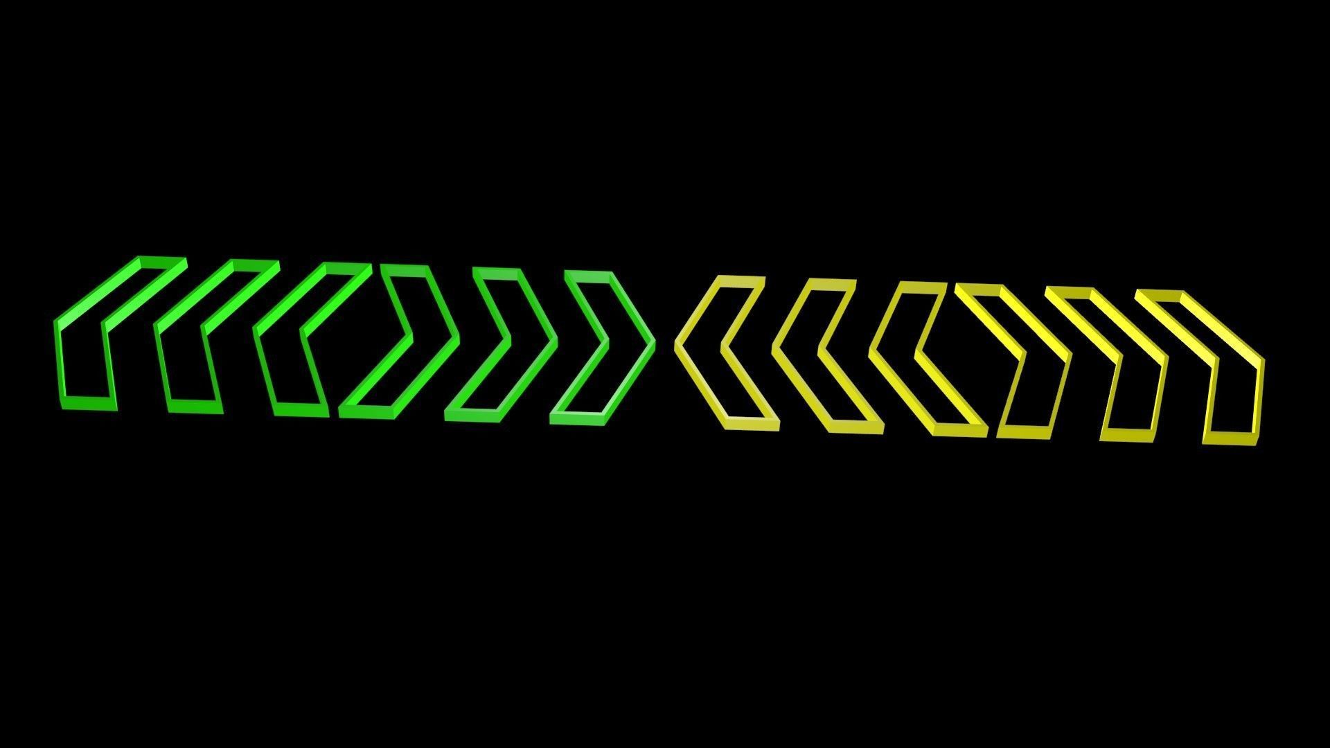 Low poly arrow 6 Low-poly 3D model_9