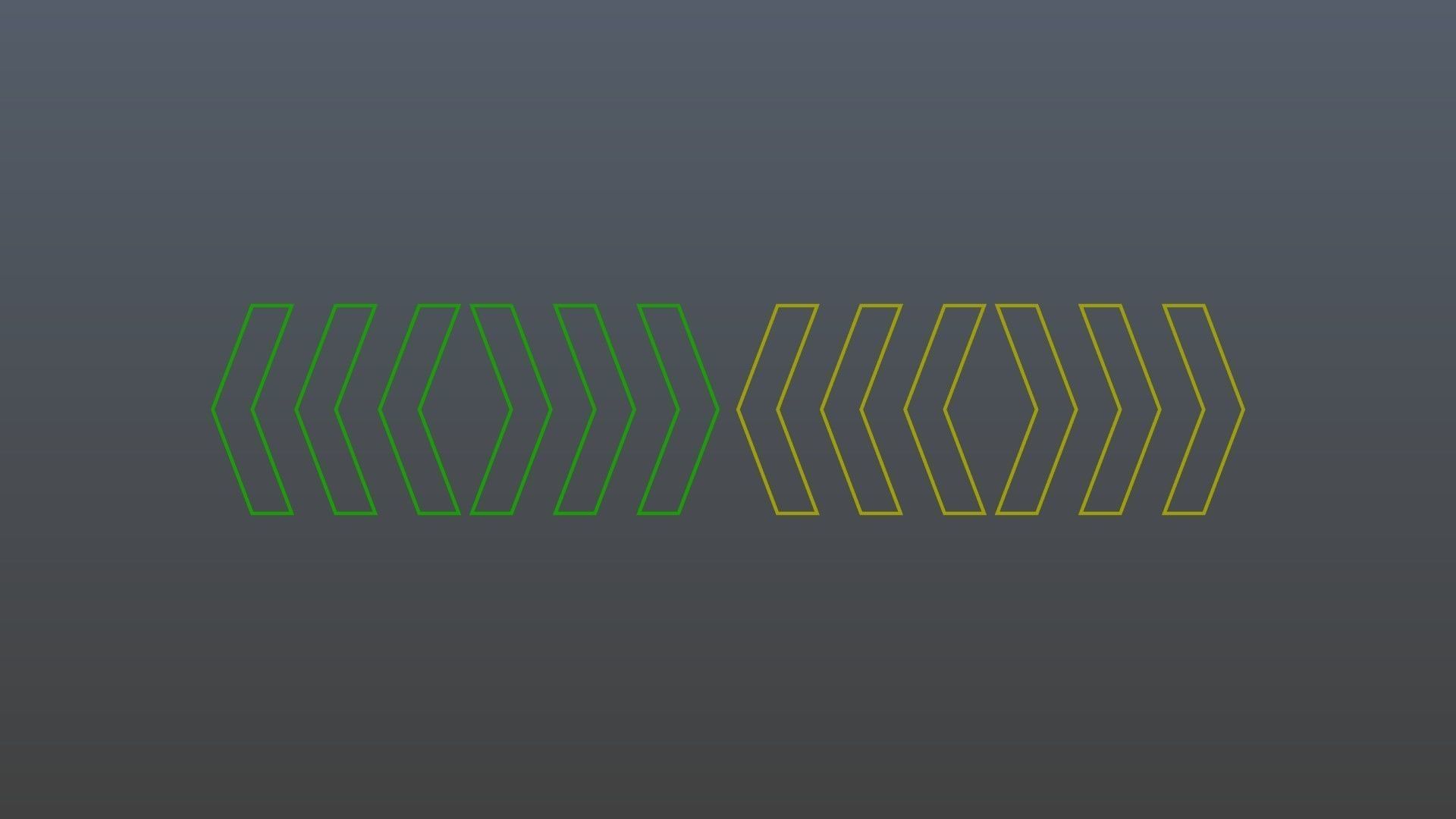 Low poly arrow 6 Low-poly 3D model_7