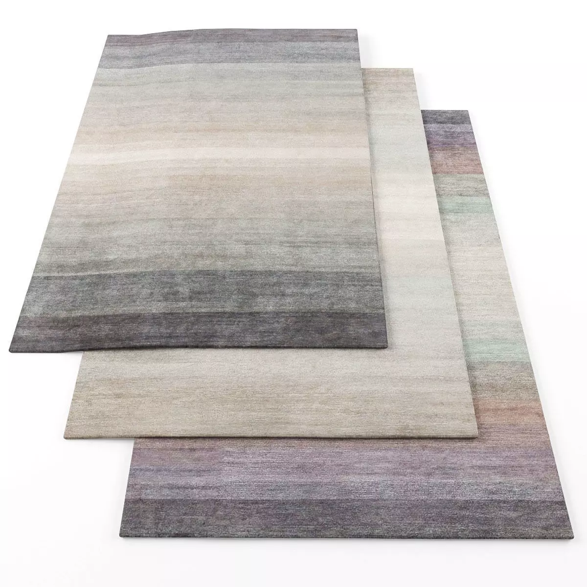 new moon rugs3 Low-poly 3D model_0