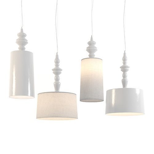 KARMAN Ali e Baba suspension lamps 3D model