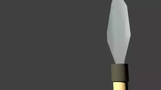 Spear gold toothpick