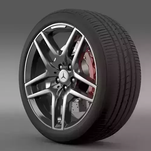 AMG Mercedes Benz S 500  wheel 3D model