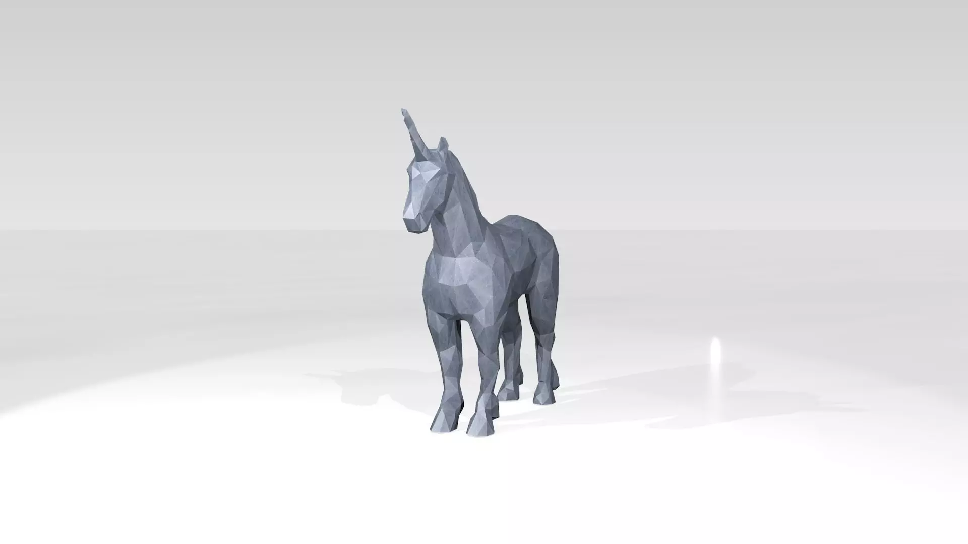 Unicorn Low Poligonal 3D model