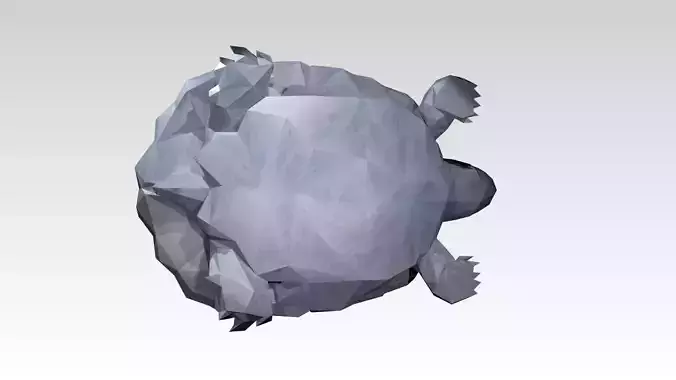 Turtle Low Poligonal