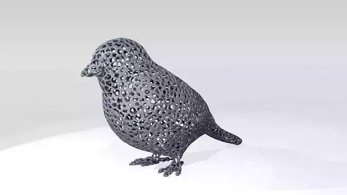 Sparrow Voronoi 3D model