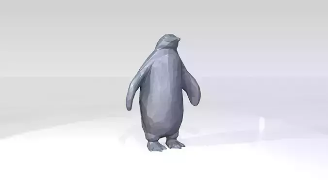 Penguin Low Poligonal