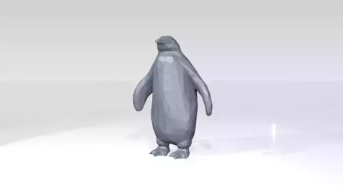 Penguin Low Poligonal 3D model
