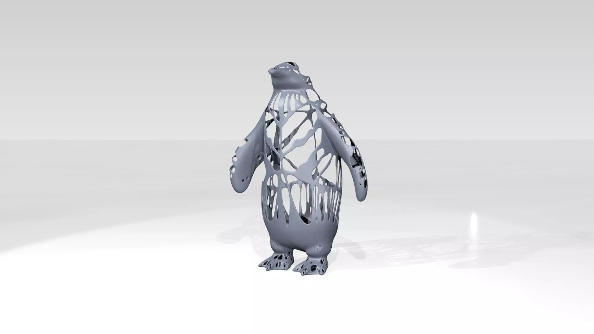Penguin Dust Voronoi 3D model