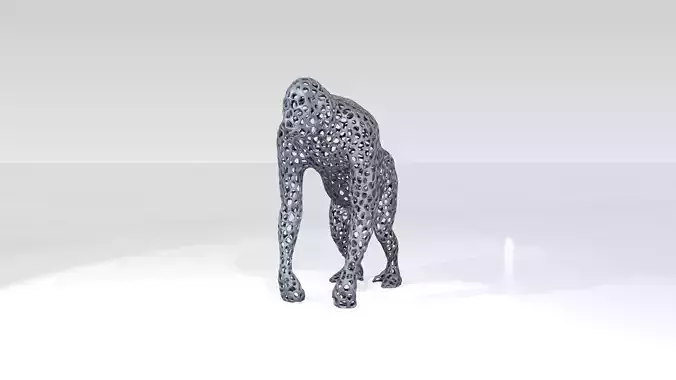 Orangutan Voronoi 3D model