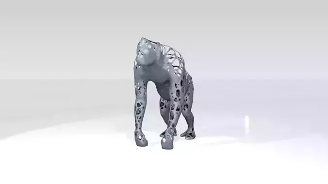 Orangutan Dust Voronoi 3D model