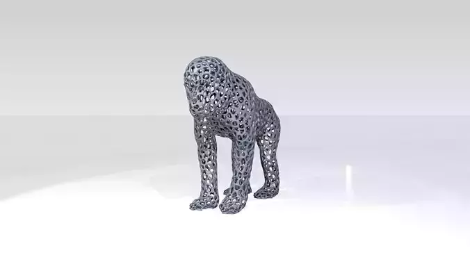 Monkey Voronoi 3D model