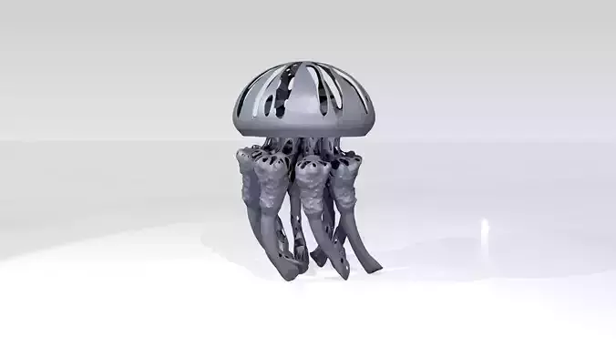 Jellyfish Dust Voronoi 3D model