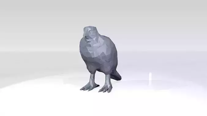 Hawk Low Poligonal 3D model
