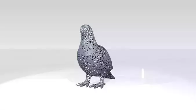 Dove Voronoi 3D model