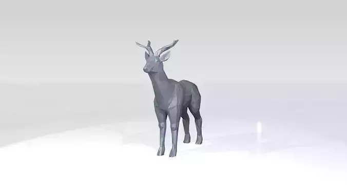 Deer Low Poligonal 3D model