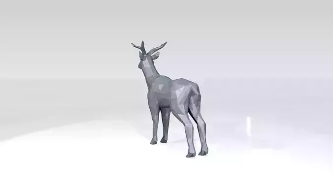 Deer Low Poligonal