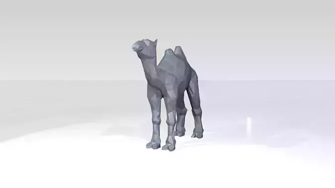 Camel Low Poligonal 3D model