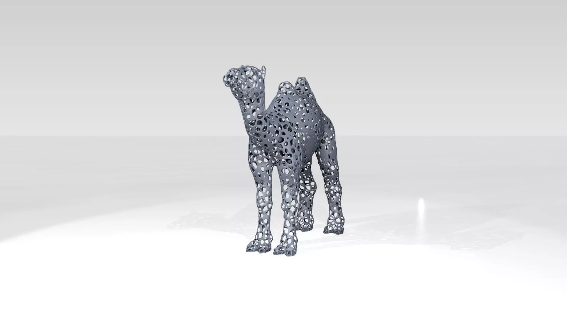 Camel Voronoi 3D model