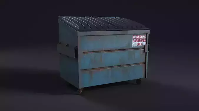Rusty Dumpster - High Quality 8k Textures