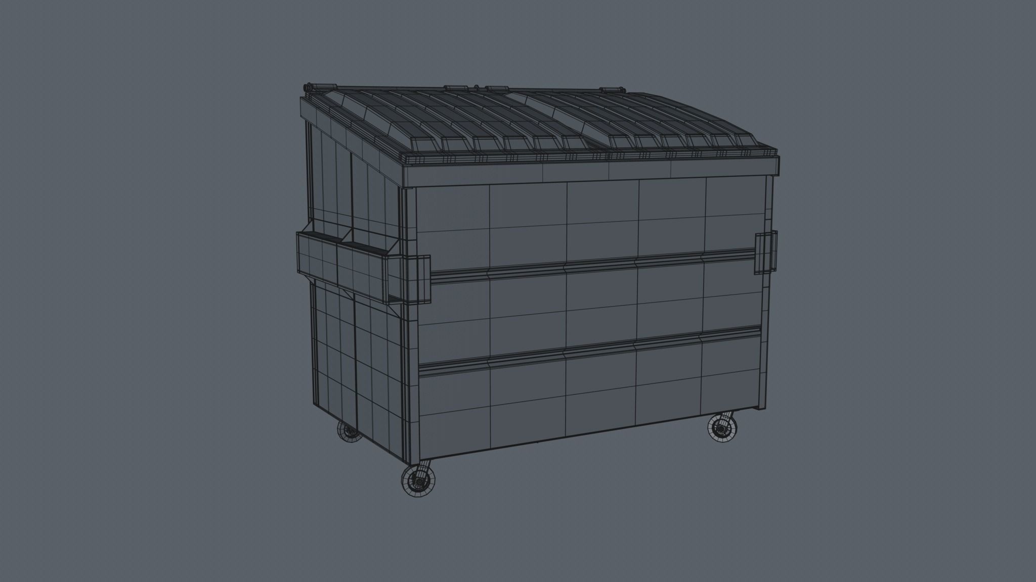 Rusty Dumpster - High Quality 8k Textures 3D model_3