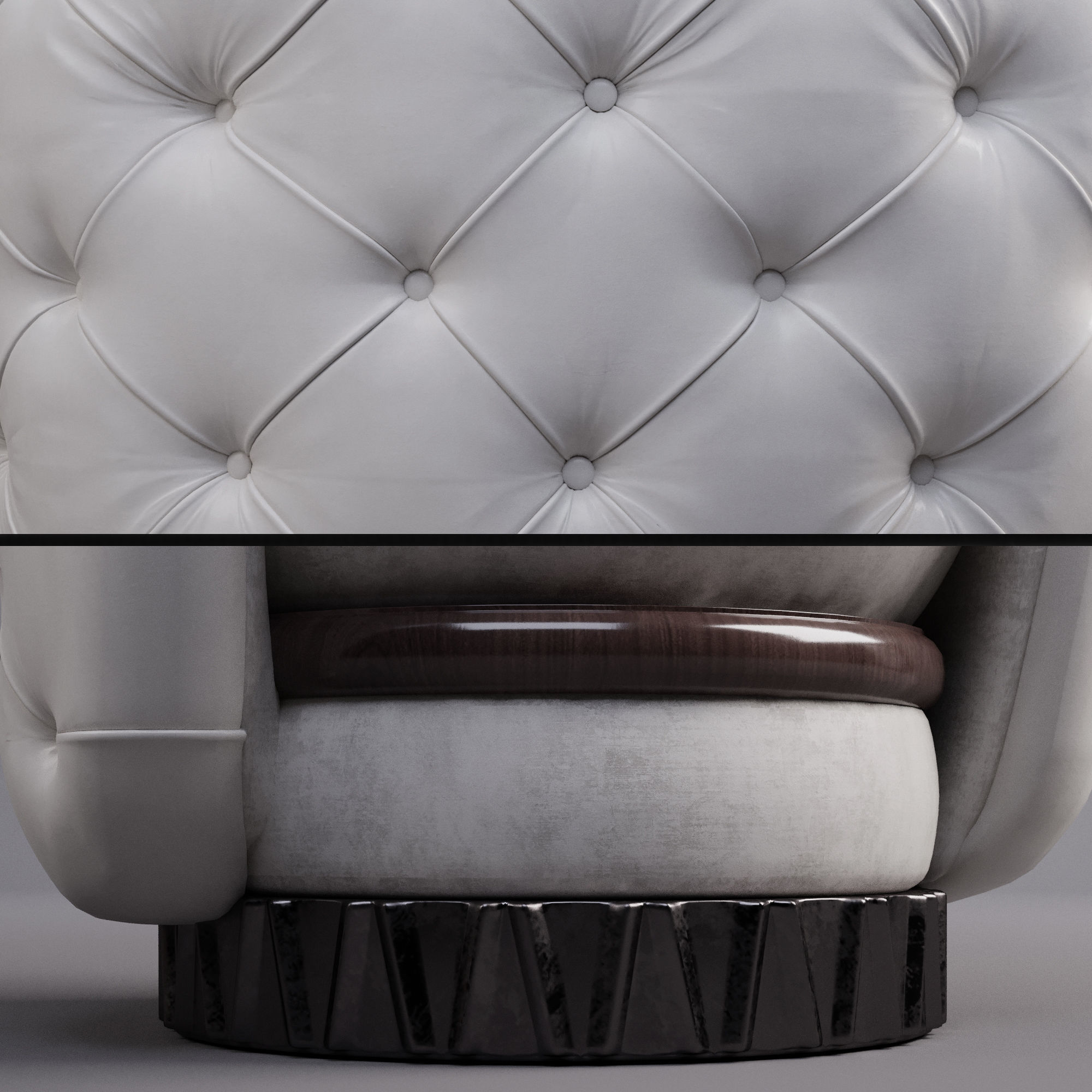 Vimercanti barstool 3D model_1