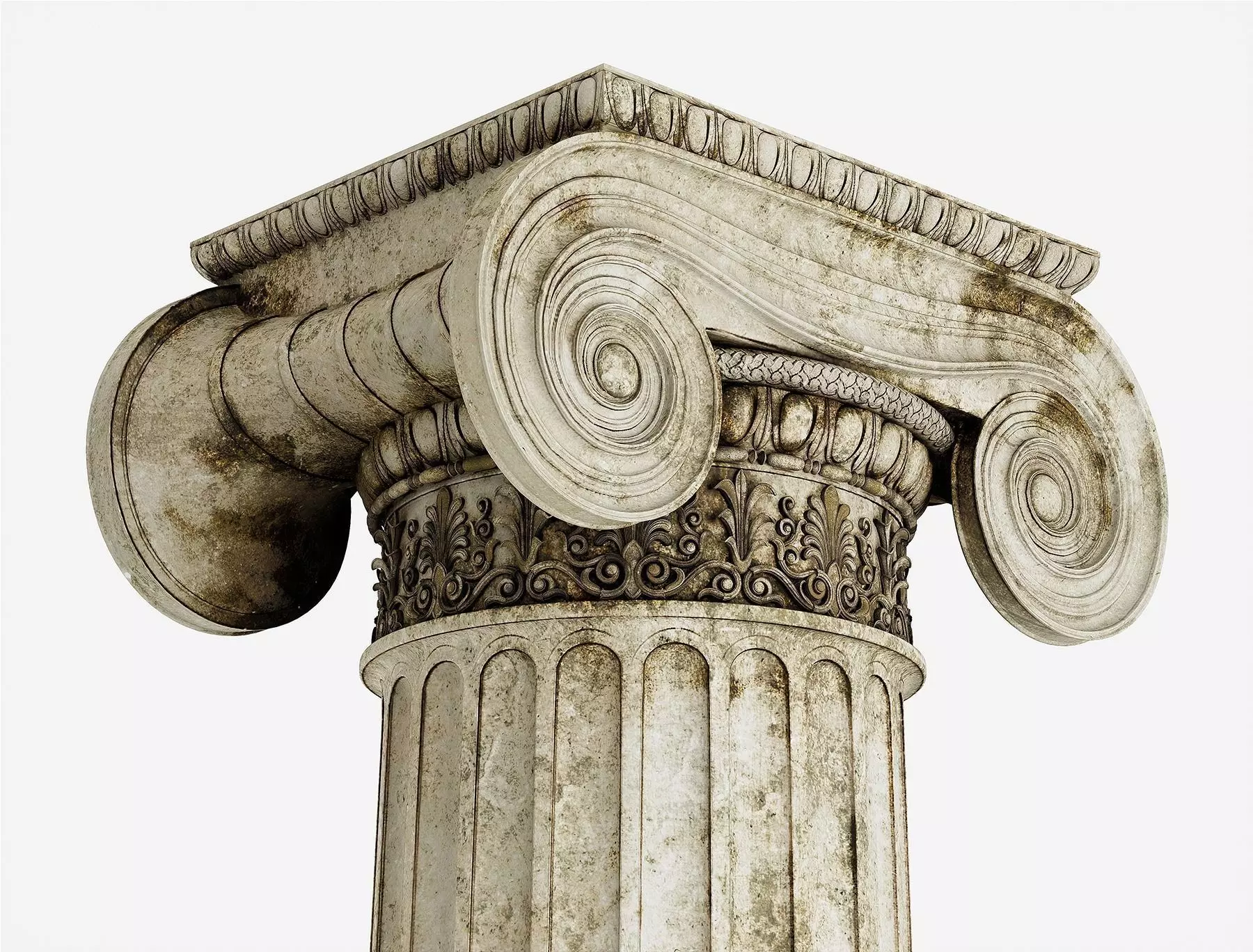 Column Greek Erechtheum 3D model_0