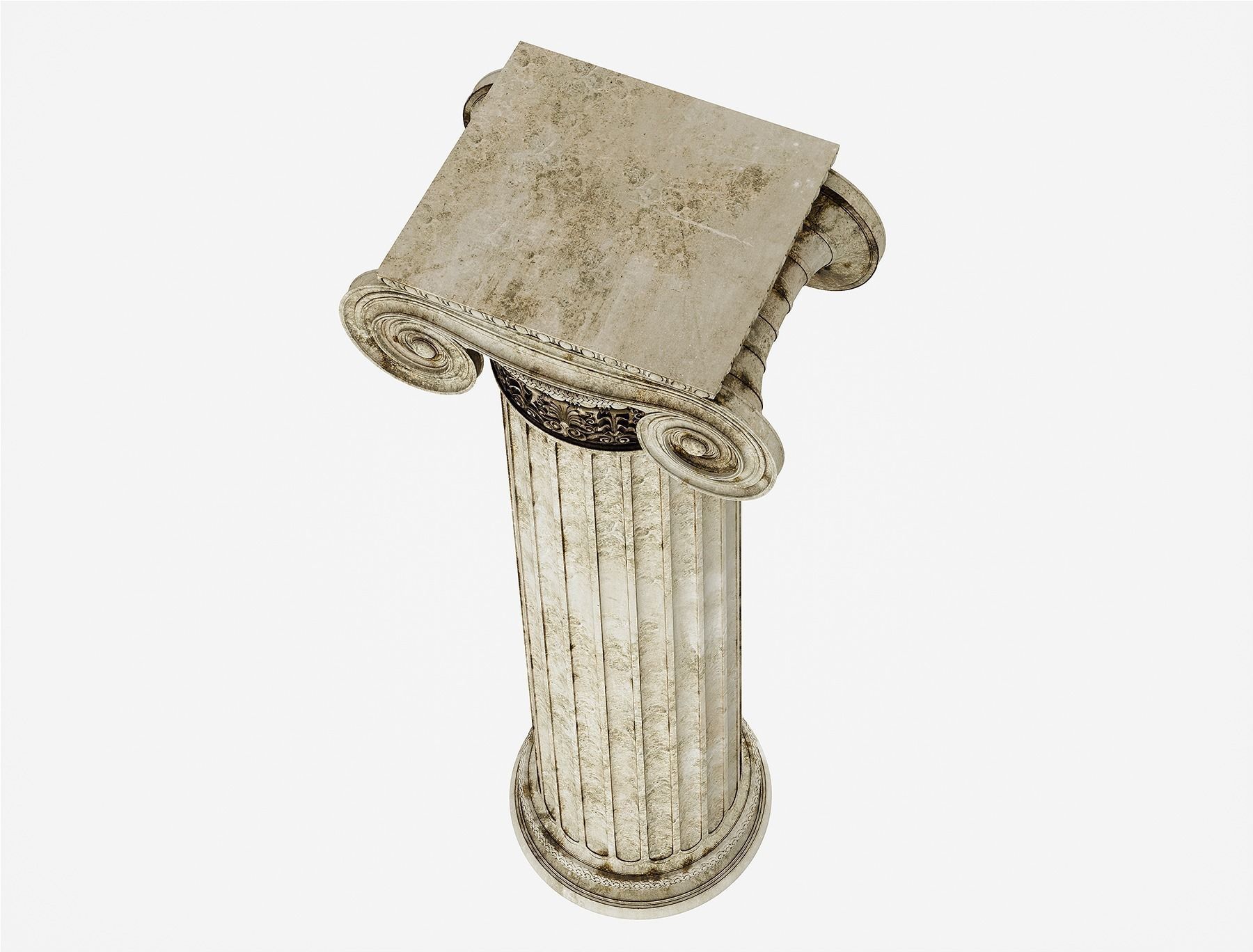 Column Greek Erechtheum 3D model_2