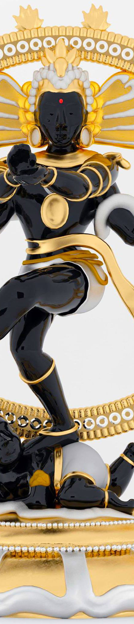 God Shiva 3D model_2