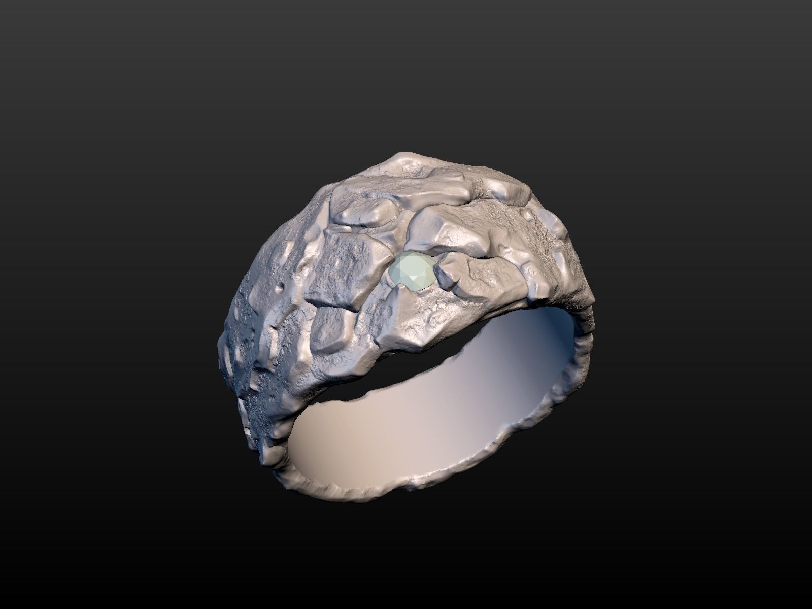 Golden Ring 3D print model_9