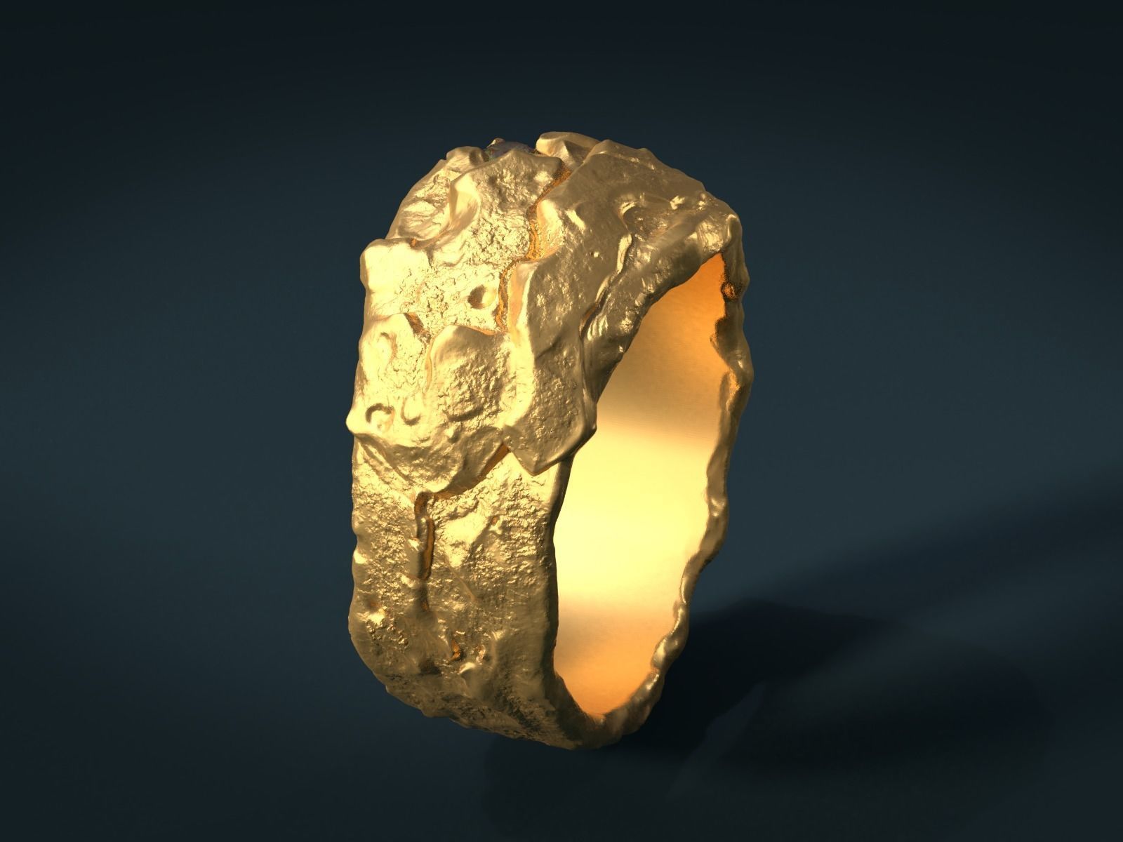 Golden Ring 3D print model_2