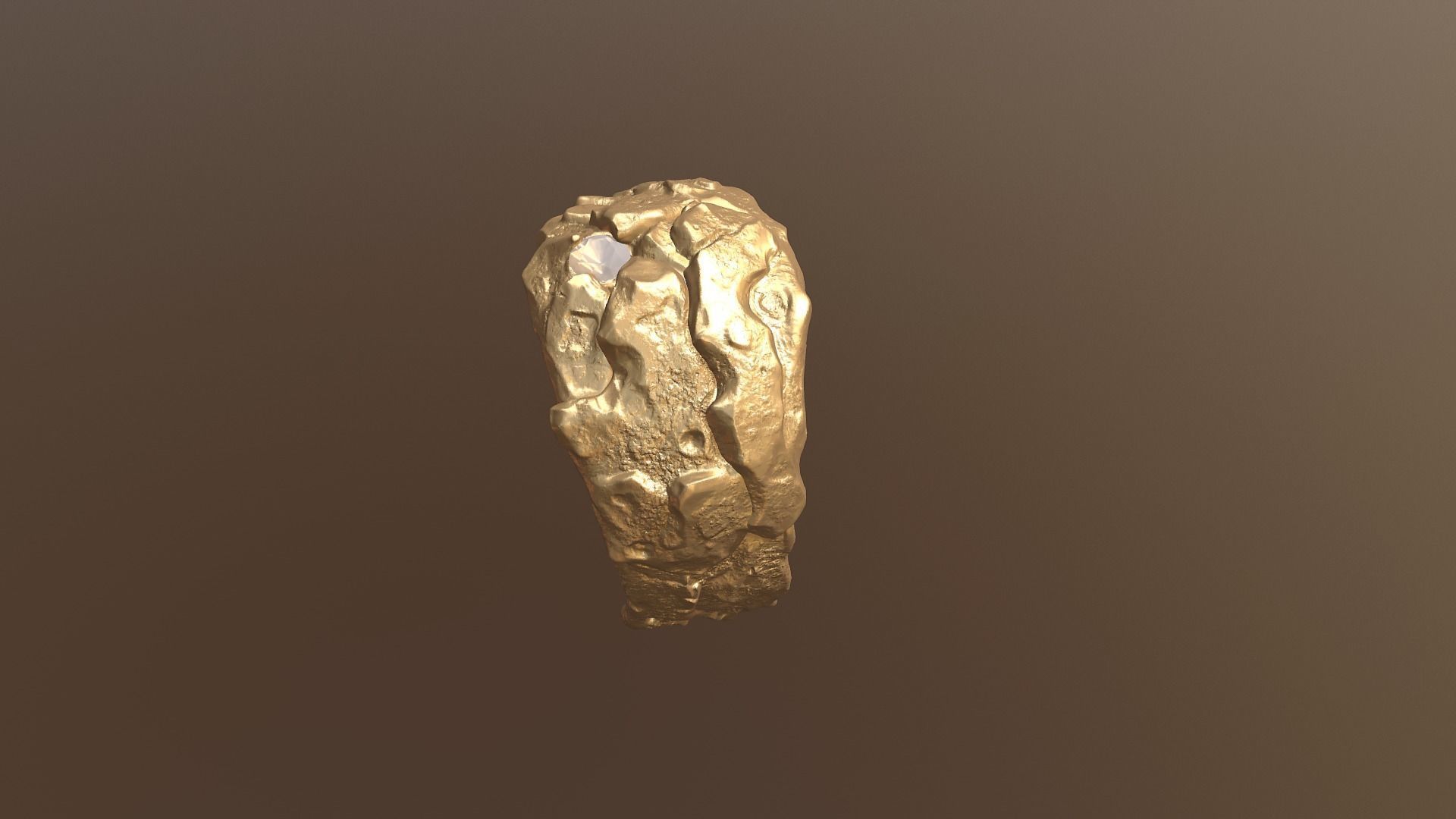 Golden Ring 3D print model_1